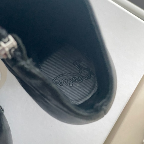 Loeffler Randall black leather high heel ankle boots size 6.5 - Picture 2 of 5